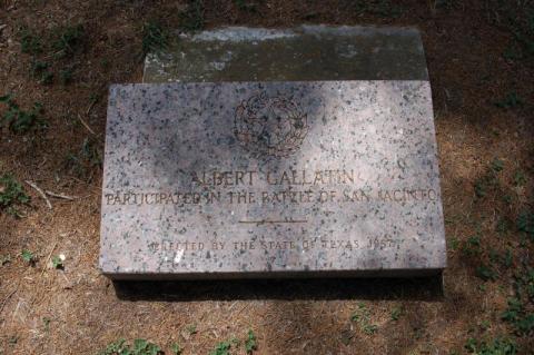 Albert Gallatin grave stone